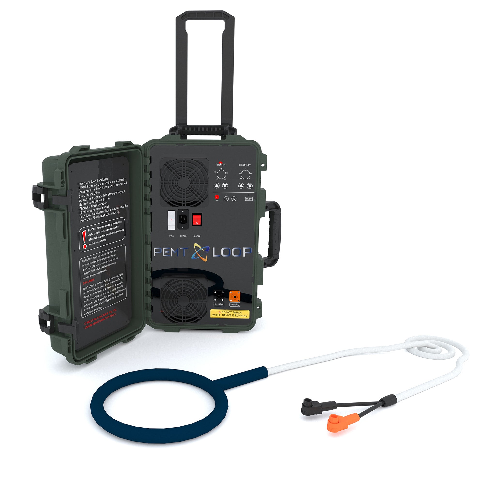 6000 Gauss Pemf Loop Magnetic Therapy Sport Injury Recovery Pain Relief Machine