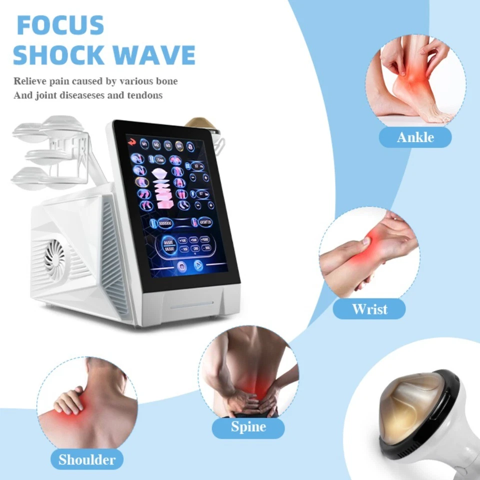 Focus Shockwave Eswt Focused Shock Wave Therapy Machine Pain Relief Physio