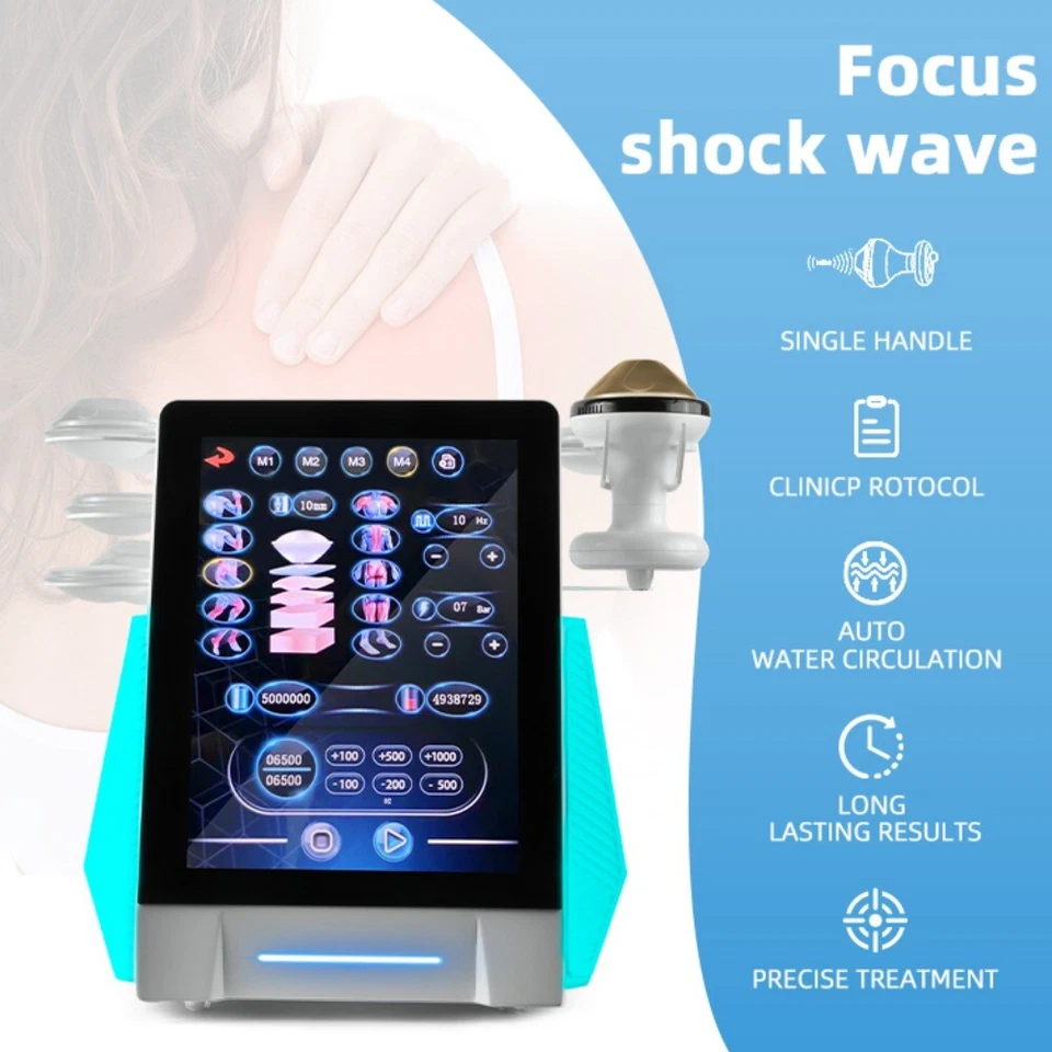 Focus Shockwave Eswt Focused Shock Wave Therapy Machine Pain Relief Physio