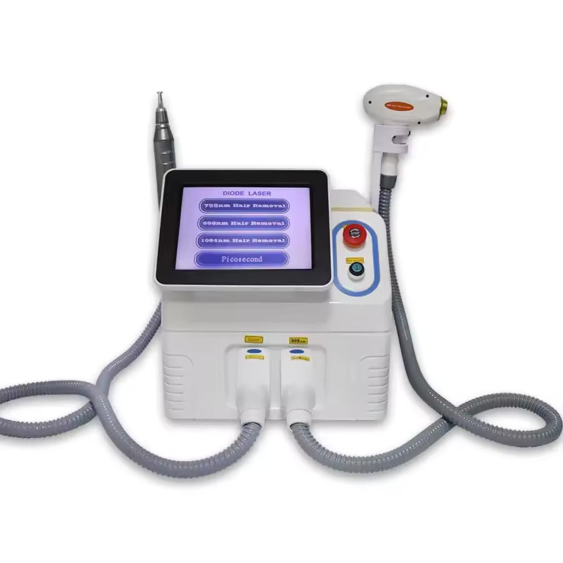 808nm Diode Laser Hair Removal &Picosecond Nd Yag Laser Tattoo Removal Machine