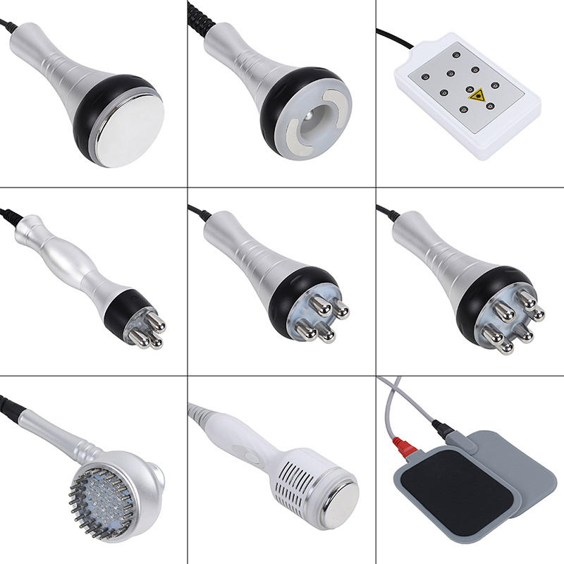 9 In 1 40K Ultrasonic Cavitation Machine Radio Frequency Skin Tightening Fat Loss Equipment