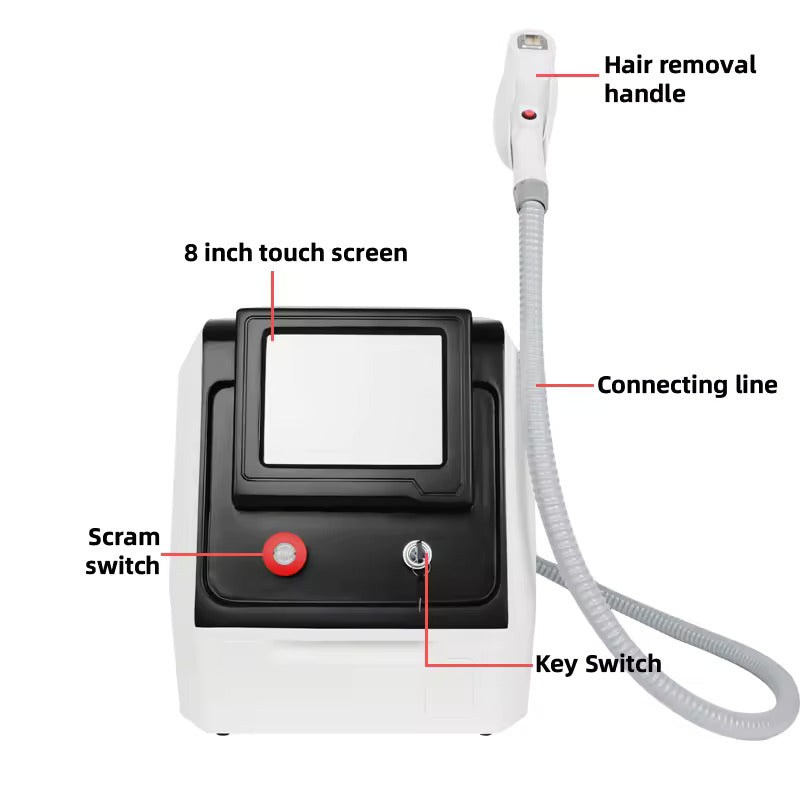 808nm 1064nm 755nm Diode Laser Body Hair Removal Machine Skin Rejuvenation