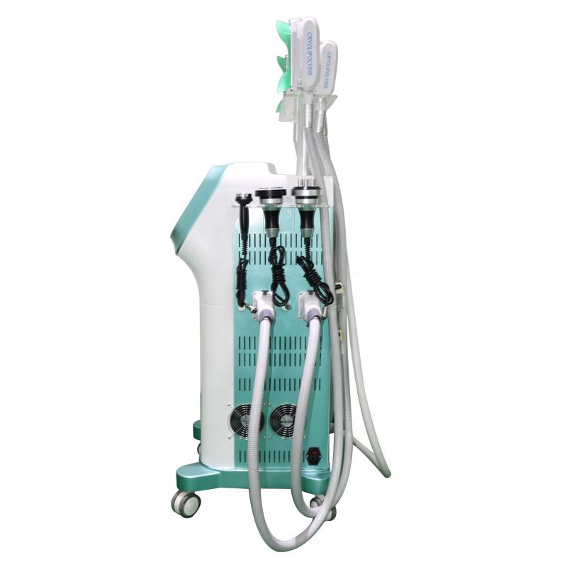 360 Cryo 5 Handle Fat Removal 40k Cavitation RF Body Slimming Salon Spa Machine