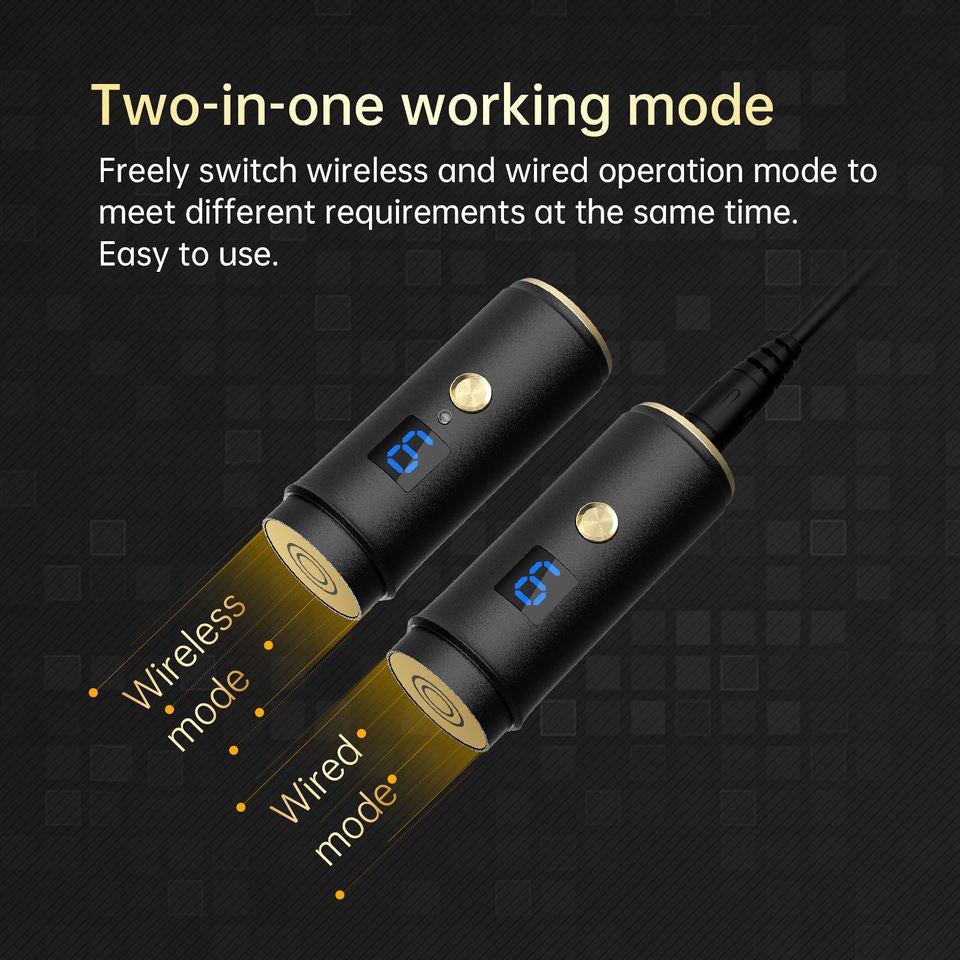 Latest Dr.pen A8S Black Dermapen Combine Wireless and Wired Model With Digital Display For 6 Levels