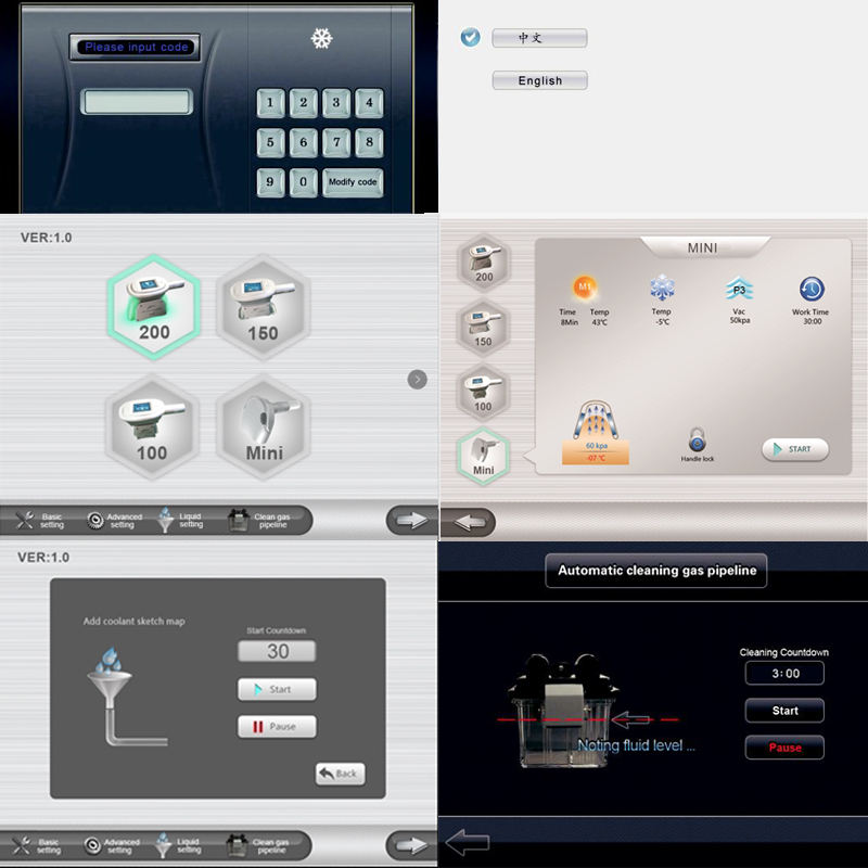 Portable 4-Handle Factory Price Cryo Fat Lowering Weight Loss Slimming Machine