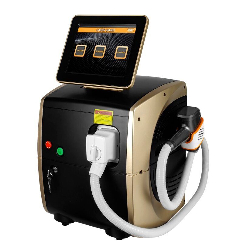 Painless 810nm Diode Laser Hair Removal Machine 810nm 755nm 1064nm Body Skin Rejuvenation