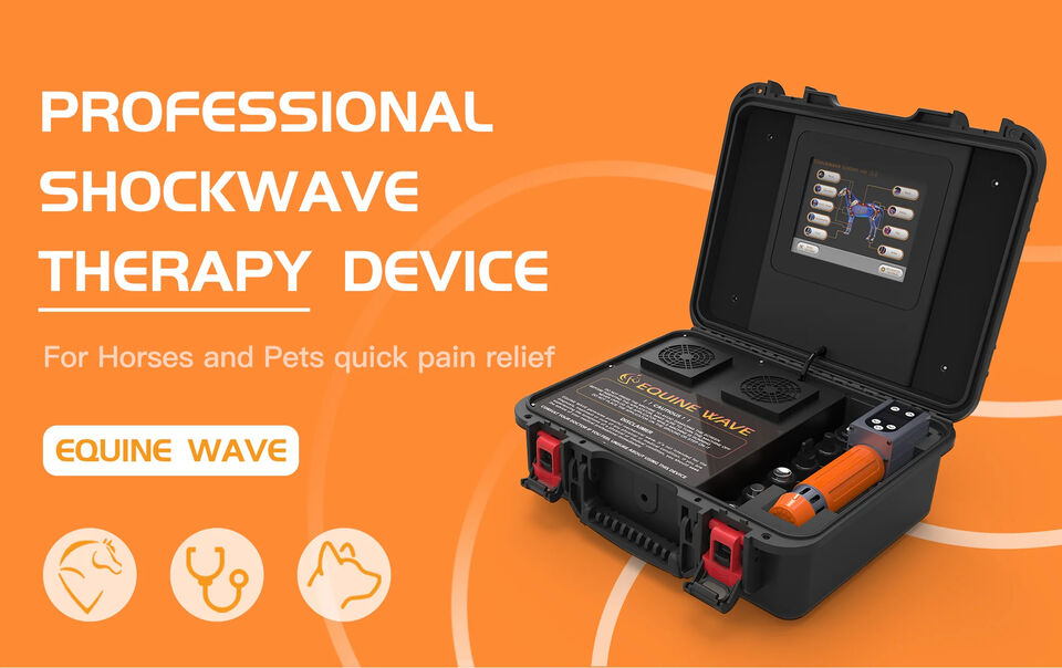 Equine Shock Wave Therapy Machine Animal Pet Physiotherapy Wounds HealingTherapy
