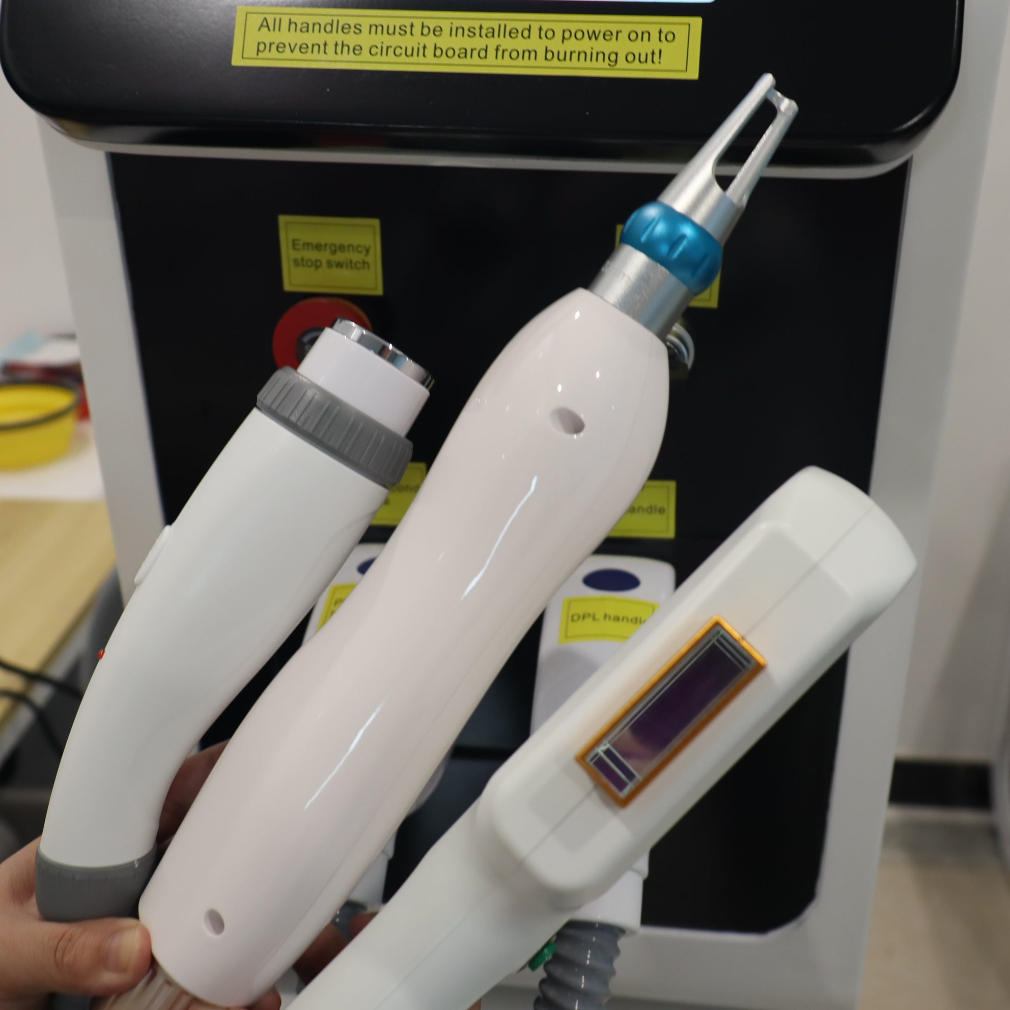 Nd Yag Laser 3 In1 DPL RF Hair Removal Laser Machine Depilatory Skin Rejuvenation