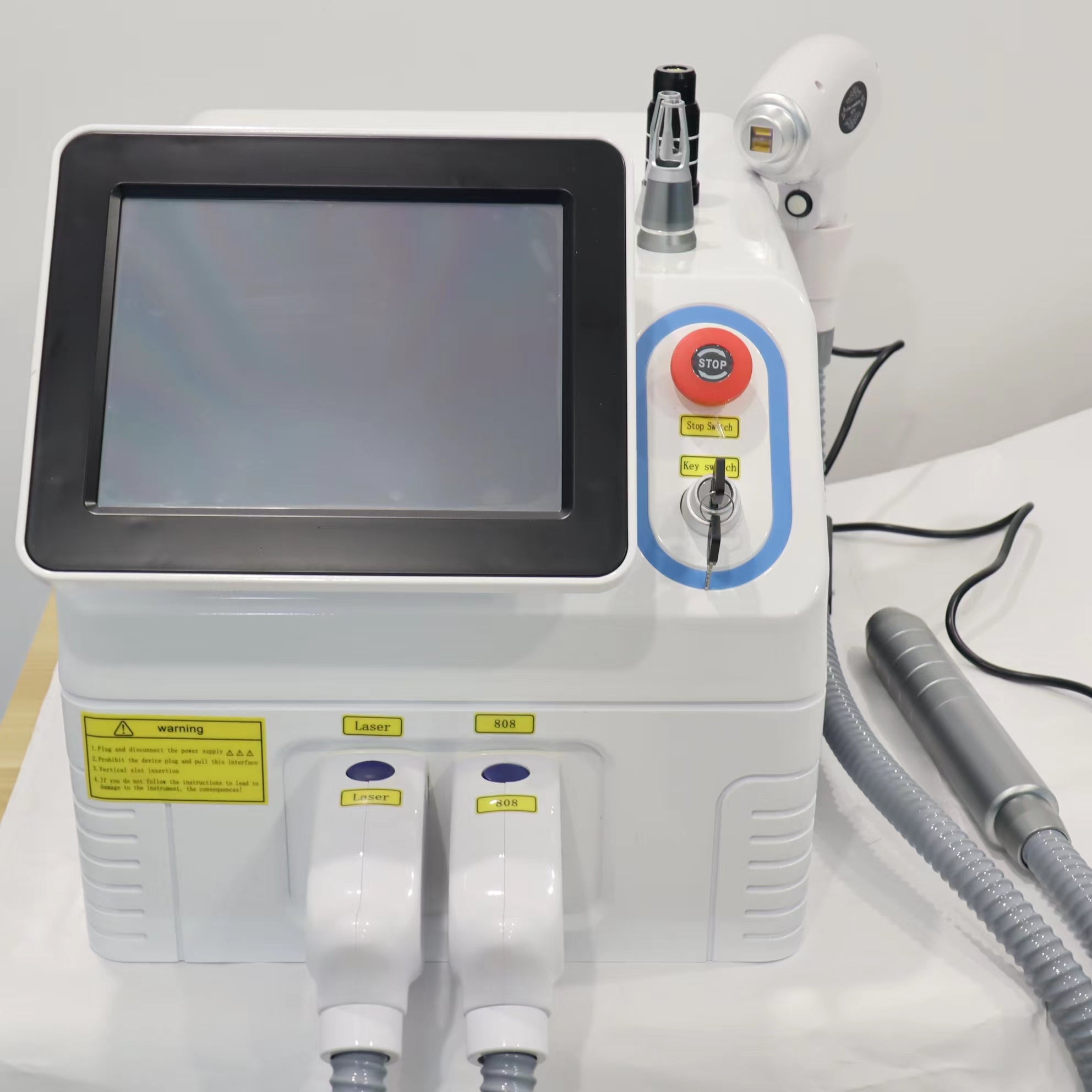 808nm Diode Laser Hair Removal &Picosecond Nd Yag Laser Tattoo Removal Machine