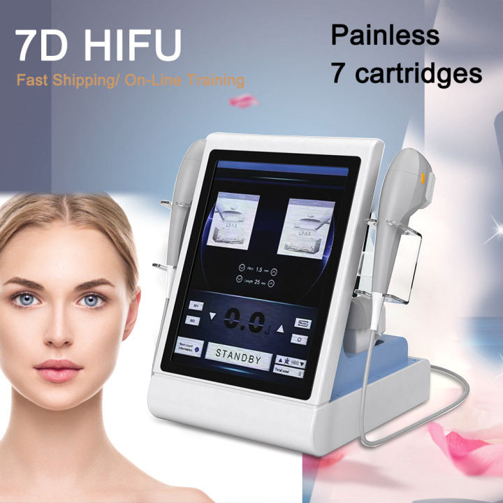 7D Hifu Ultrasound Machine Body Face Lifting Skin Tightening Anti Aging Spa Care