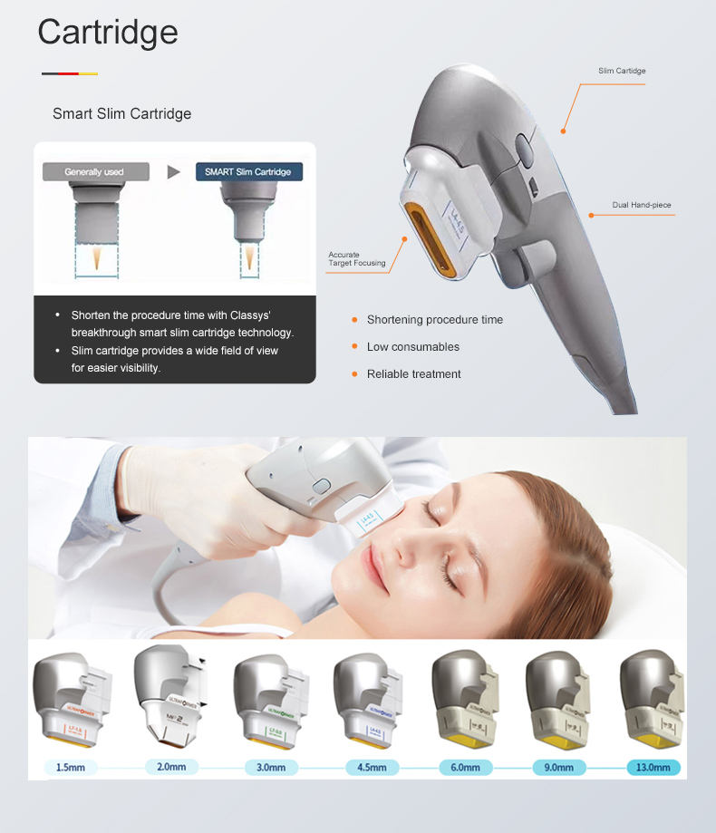 7D HIFU Ultrasound Machine Face Lifting Body Skin Tightening Wrinkle Removal