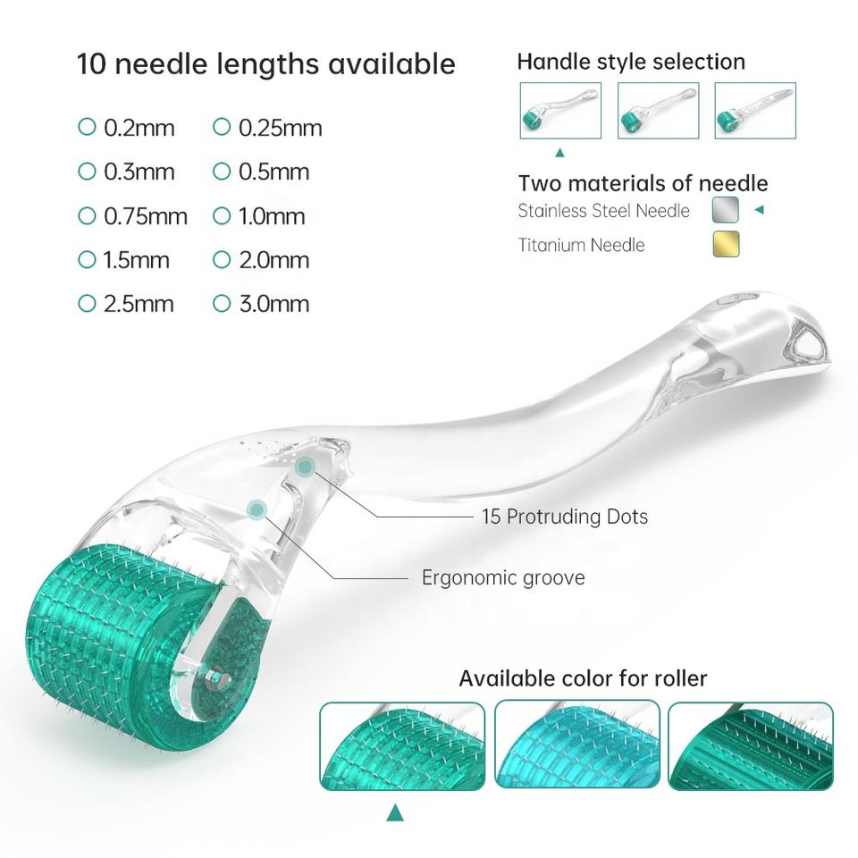 DRS 192 Micro Needles roller Titanium Derma Roller Mezoroller Skin Care Treatment