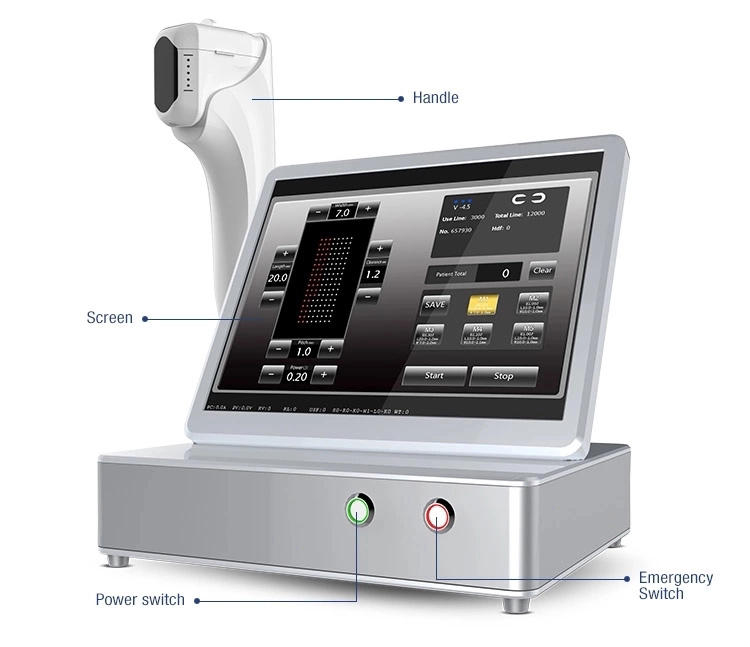 11Lines 3D Hifu Focused Ultrasound Smas Hifu Face Lifting Anti-wrinkle Machine