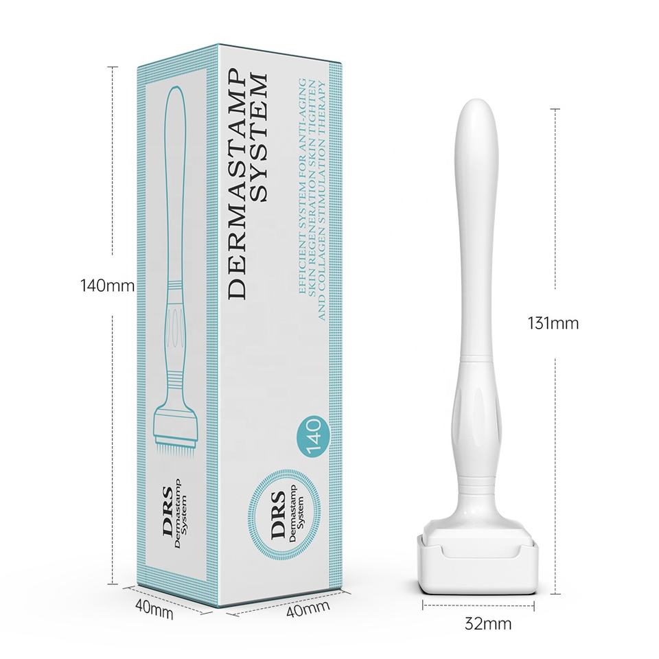 DRS140 Derma Stamp Microneedle Derma Roller 140 Stainless Steel Needles Wrinkle Remover