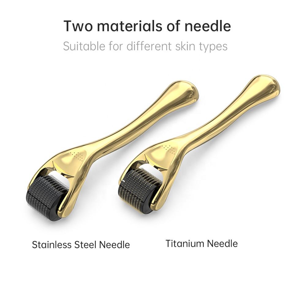 DRS 540 Derma Roller Anti-aging 0.2/0.25/0.3mm Needles Titanium Mezoroller Dr Pen For Face Skin Care Hair-loss Treatment