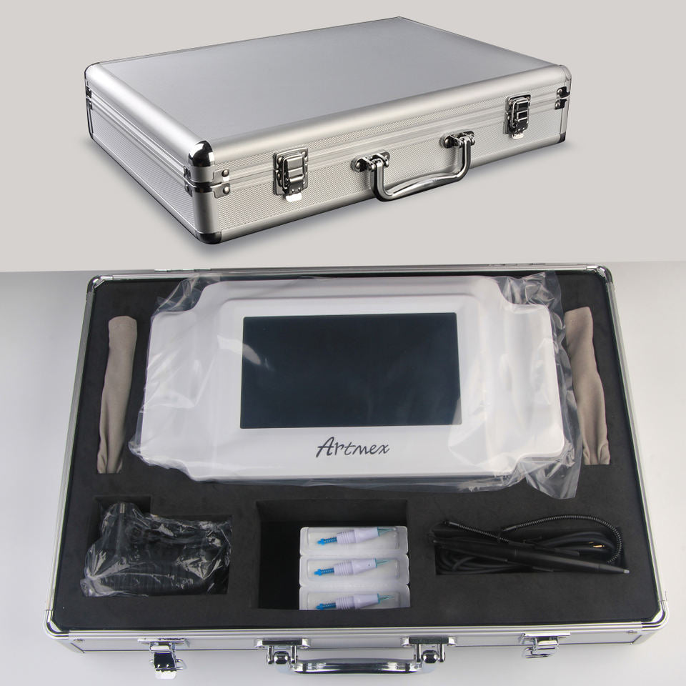 Artmex V8 Tattoo Permanent Makeup Pen Machine Eyebrow Make Up&Lip Rotary Tattoo Machine