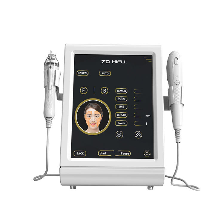 Portable Anti Aging Wrinkle Skin Firming 2 In 1 7D Hifu RF microneedling Machine