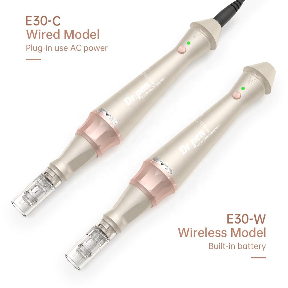 Electric Dermapen Rolling Skin care Treatment Dr Pen E30 with 2pcs Micro needle Derma Pen