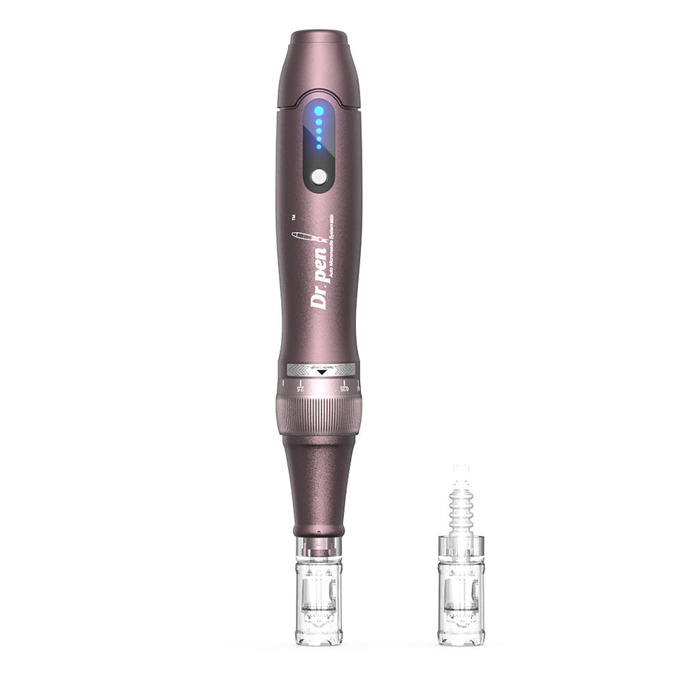 Dr.Pen A10 Wireless Microneedling Pen with 10 Replacement Cartridges Adjustable Micro Needling Derma Pen