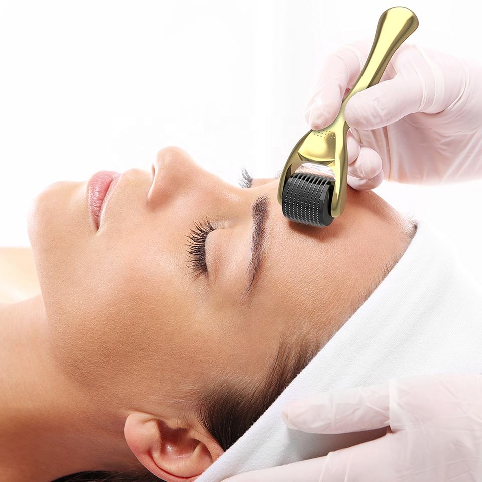 DRS 540 Derma Roller Anti-aging 0.2/0.25/0.3mm Needles Titanium Mezoroller Dr Pen For Face Skin Care Hair-loss Treatment