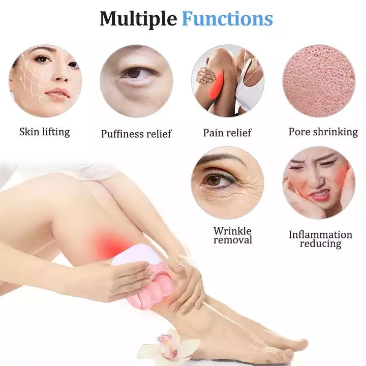 Soicy S30 Ice Facial Massage Non-needle Mesotherapy Ice Derma Roller Face Roller Eye Roller