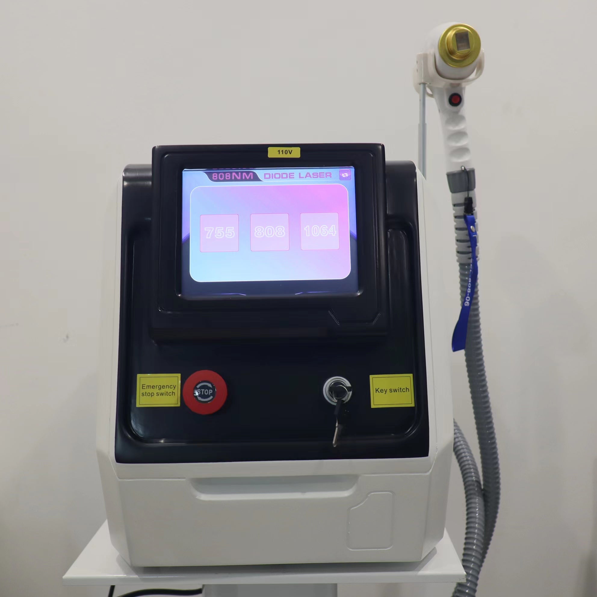 808nm 1064nm 755nm Diode Laser Body Hair Removal Machine Skin Rejuvenation