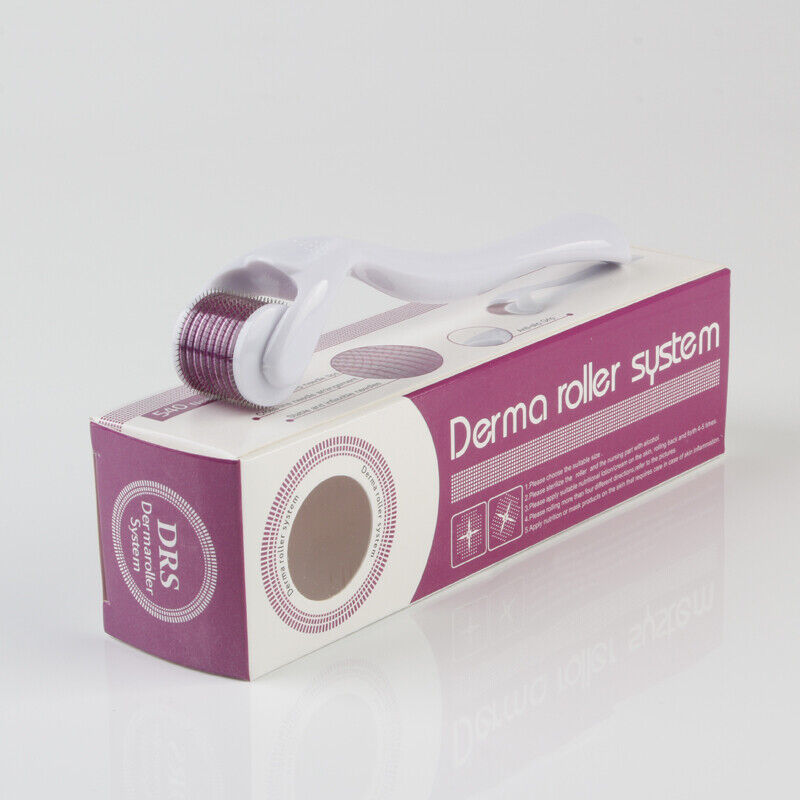 Titanium Micro Needle Derma Roller Beard Hair Regeneration Growth Skin Care