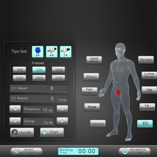 ED Shockwave Therapy Machine For ED Erectile Dysfunction Pain Relief Massager
