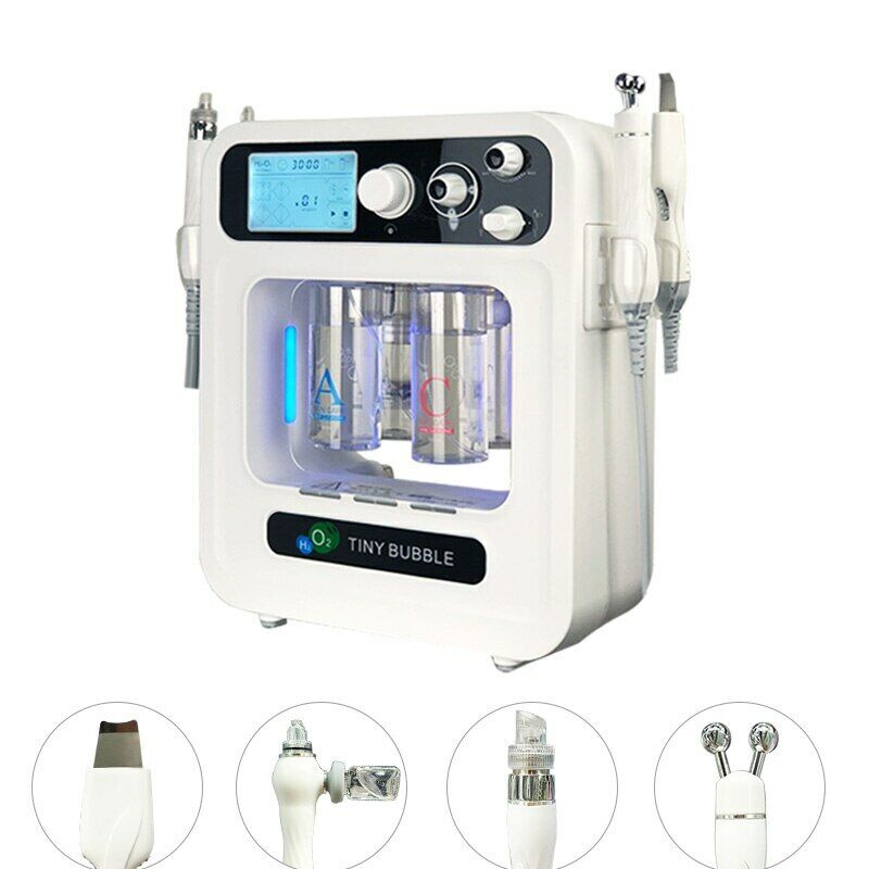 Pro 4 In 1 Portable Hydra Dermabrasion Aqua Peel Skin Care Oxygen Facial Machine