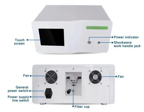 Pro Pneumatic Shock wave Machine for Therapy Pain Relief Massage Body-Shaping ED