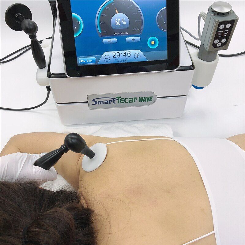 Smart Tecar Wave Acoustic Shockwave Therapy Massage Machine Low Back Pain Relief