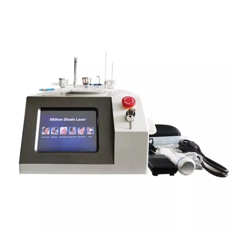 980nm Diode Red Blood Vessel Vascular Removal Spider Vein Treatment Machine