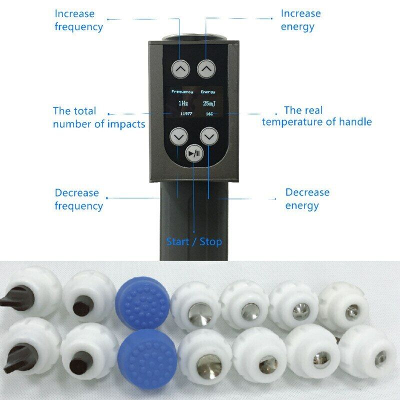 ESWT Machine Shockwave Therapy Portable ED Equipment Body Massage Pain Relief