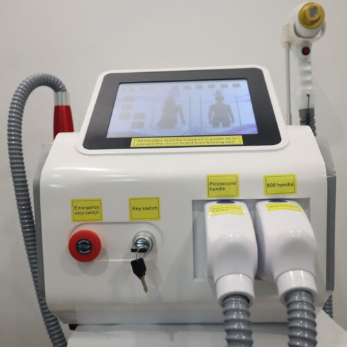 Portable 808 755 1064 diode laser hair removal machine For Pico Laser Epilator