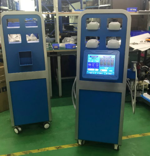 Pneumatic Shockwave Physiotherapy Combine Cellulite Reduce Cryo Slimming Machine