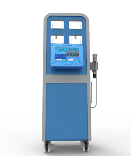 Pneumatic Shockwave Physiotherapy Combine Cellulite Reduce Cryo Slimming Machine