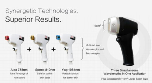 Diode Laser Hair Removal Machine Pro 755nm 808nm 1064nm 3 Wavelength Epilator