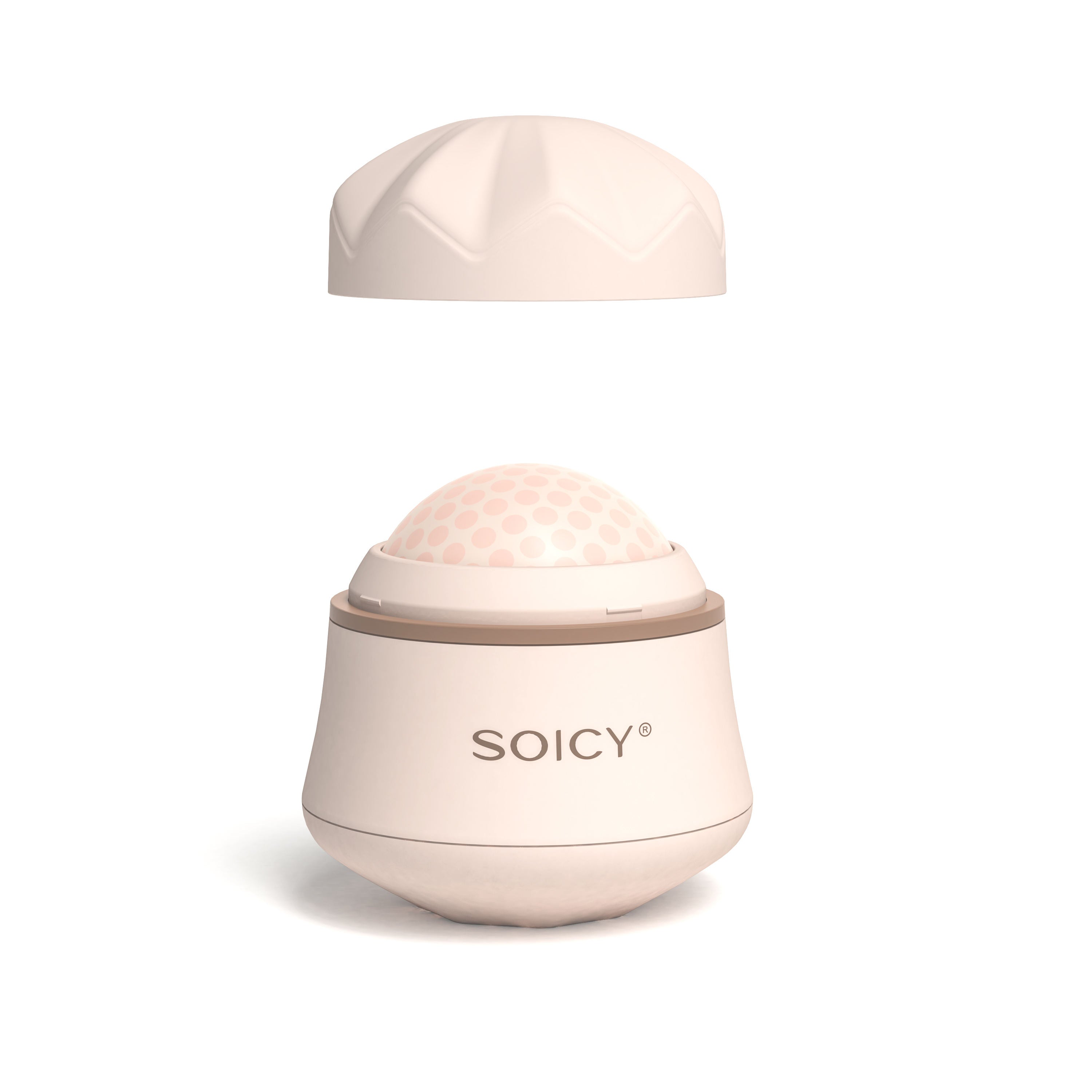 Massage Face Roller SOICY S50 Facial Cooling Massage Ice Roller Ball 360° Rotating Massage Face Roller Tighten Skin Care Tools
