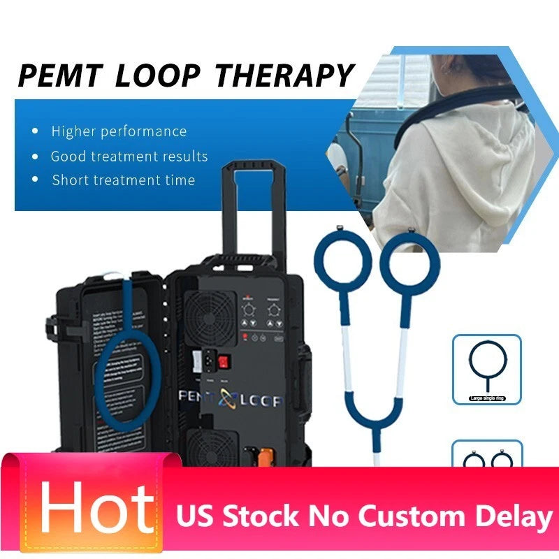 6000 Gauss Pemf Loop Magnetic Therapy Sport Injury Recovery Pain Relief Machine