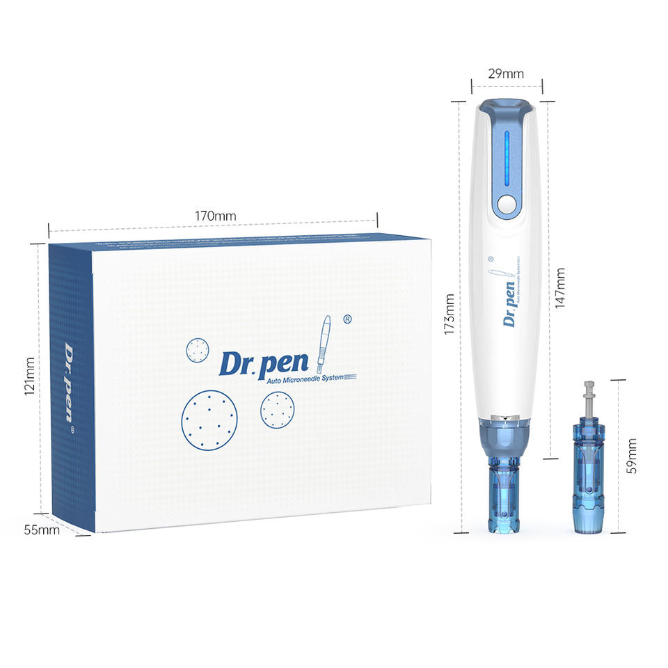 Electric Wired or Wireless Ultima A9 Auto Roller Skin Care Anti Aging + 2pcs Cartridges