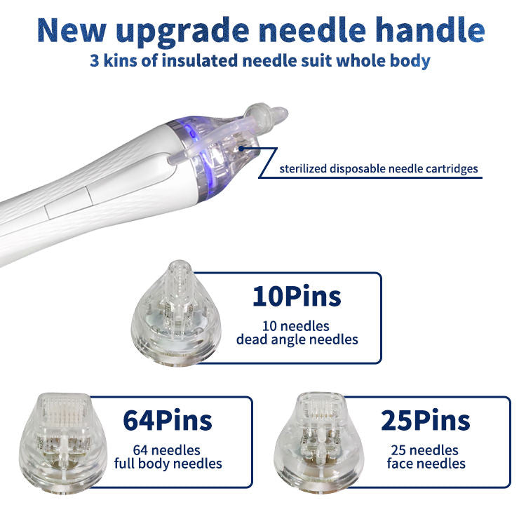 Portable Anti Aging Wrinkle Skin Firming 2 In 1 7D Hifu RF microneedling Machine