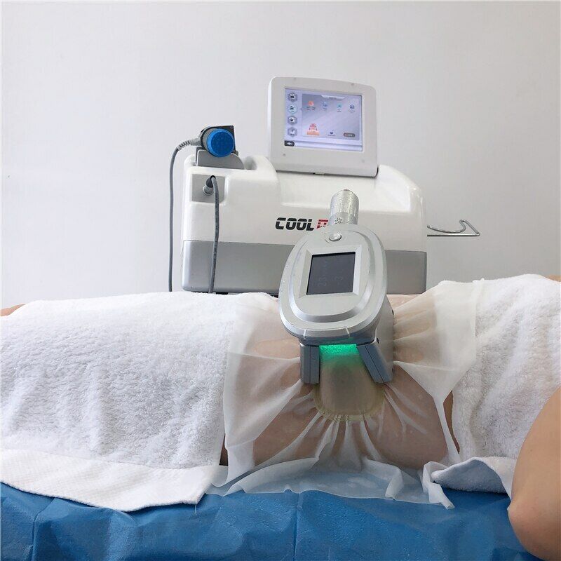2 in 1 Cold Freezing Body Slimming Shock Wave Full Body Pain Relieve Massage