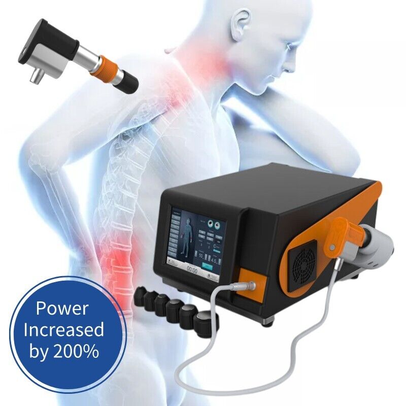 Gym Portable ESWT Shockwave ED Physical Therapy Massager Body Pain Relief