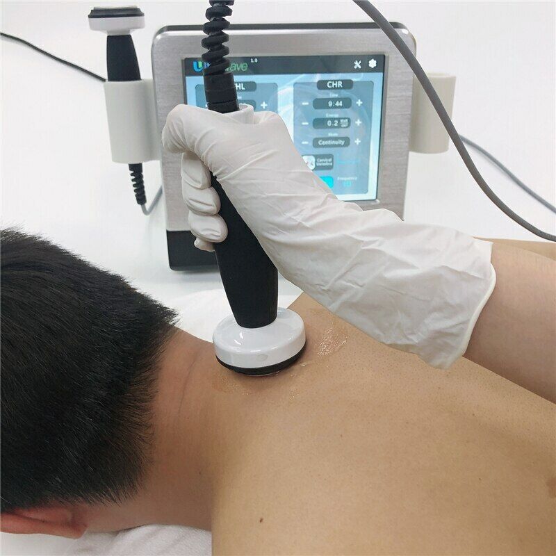 1MHz Ultrasound Therapy Physical Pain Relief Body Massage Machine with 2 Handles